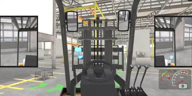 Simulador de Empilhadeira elétrica e a Combustão para WEG